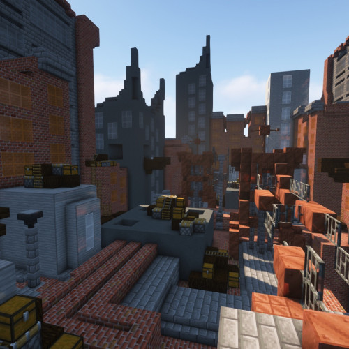 Карта Duels City – постройка Майнкрафт