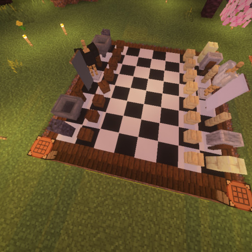 Шахматы – постройка Майнкрафт