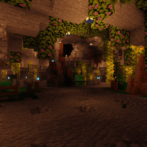 Озеро в пещере игрока Kkoha – локация Майнкрафт